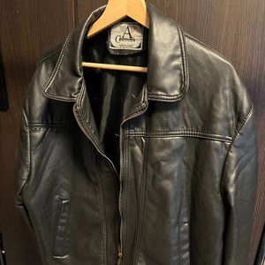 Vintage Armani Collezioni Leather Jacket  Large?